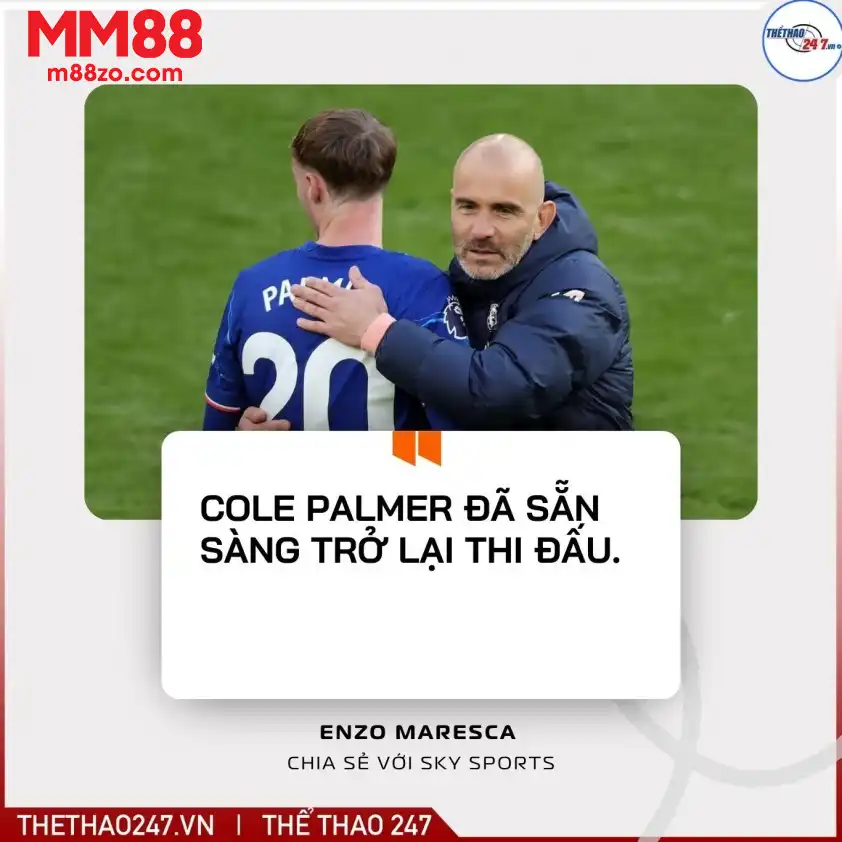 Chelsea sẽ đón chào sự trở lại của Cole Palmer ở trận đấu này. Chelsea sẽ đón chào sự trở lại của Cole Palmer ở trận đấu này.